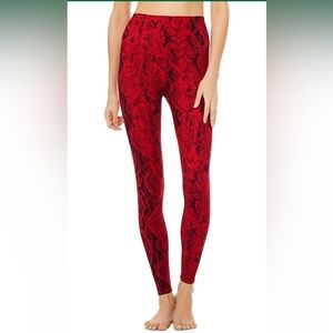 Alo Yoga Women's High Waist Snake Leggings